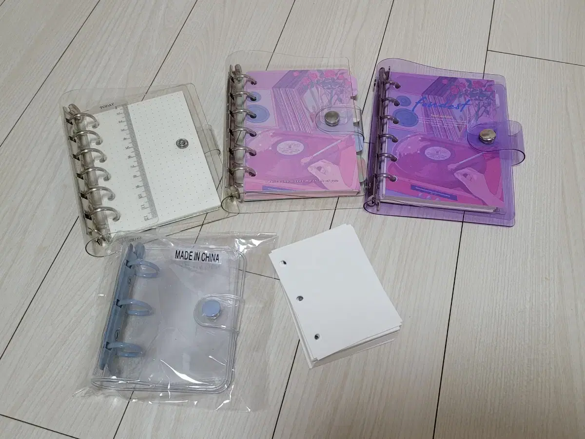 Zinex A7 3 Clear Diaries + Mini Diaries sold in bulk