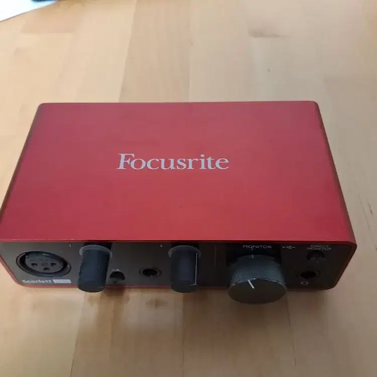 Focusrite Scarlett Solo Gen 3 오인