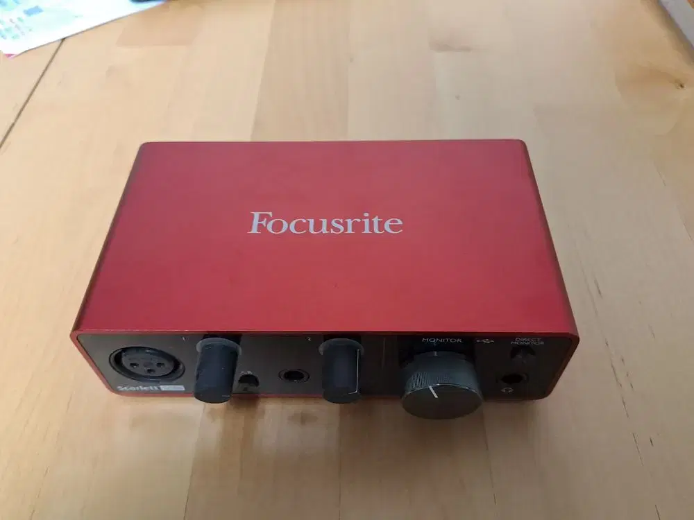 Focusrite Scarlett Solo Gen 3 오인