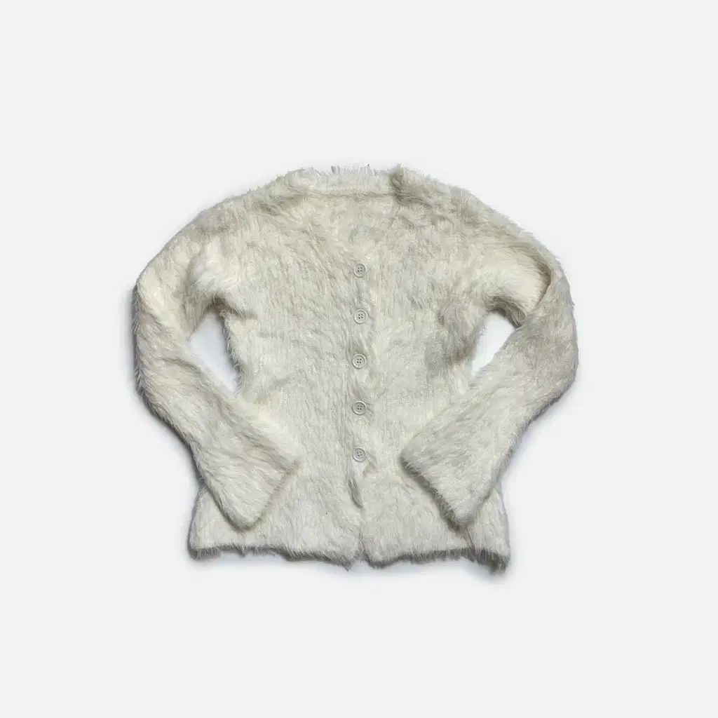 white angora cardigan 앙고라 가디건