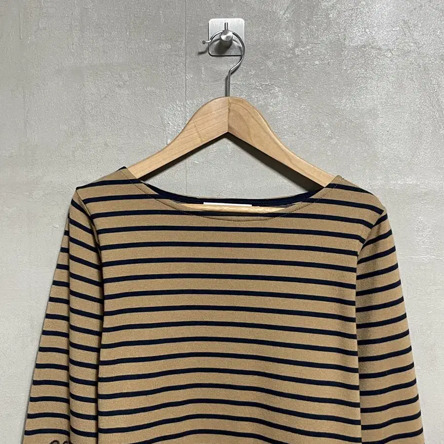 stripe Frill Long Sleeve