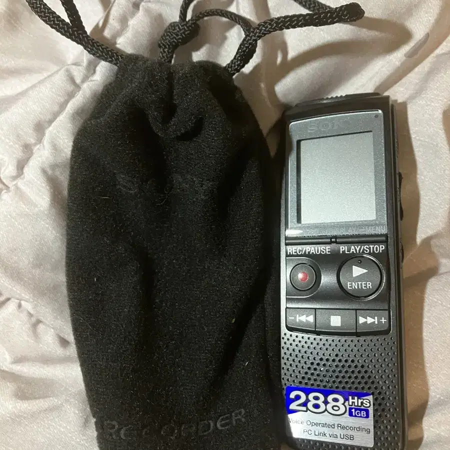 (희귀) 소니 녹음기 ICD-PX720 디지털 휴대용 음성