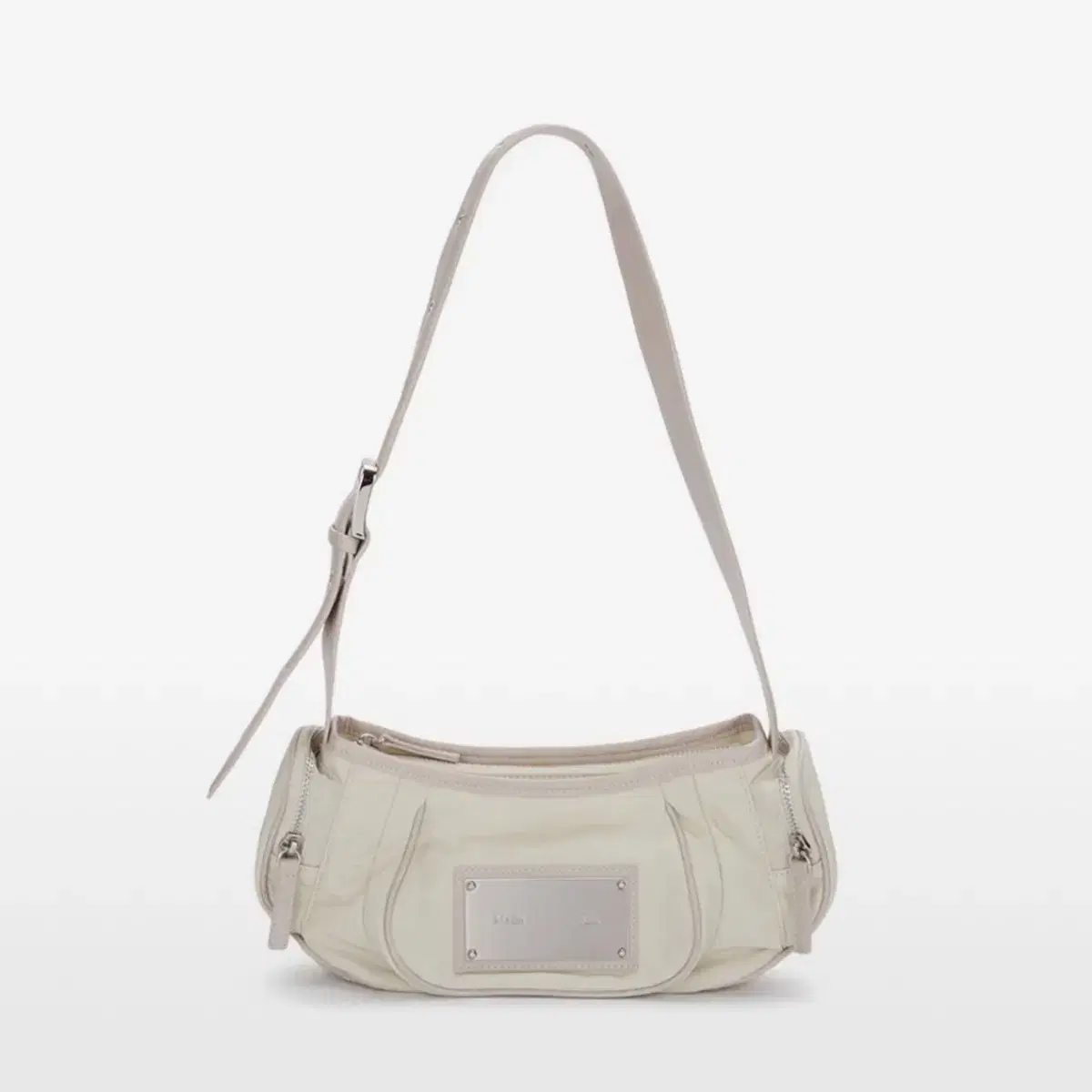 마뗑킴 MADELEINE ROUND BAG IN LIGHT BEIGE