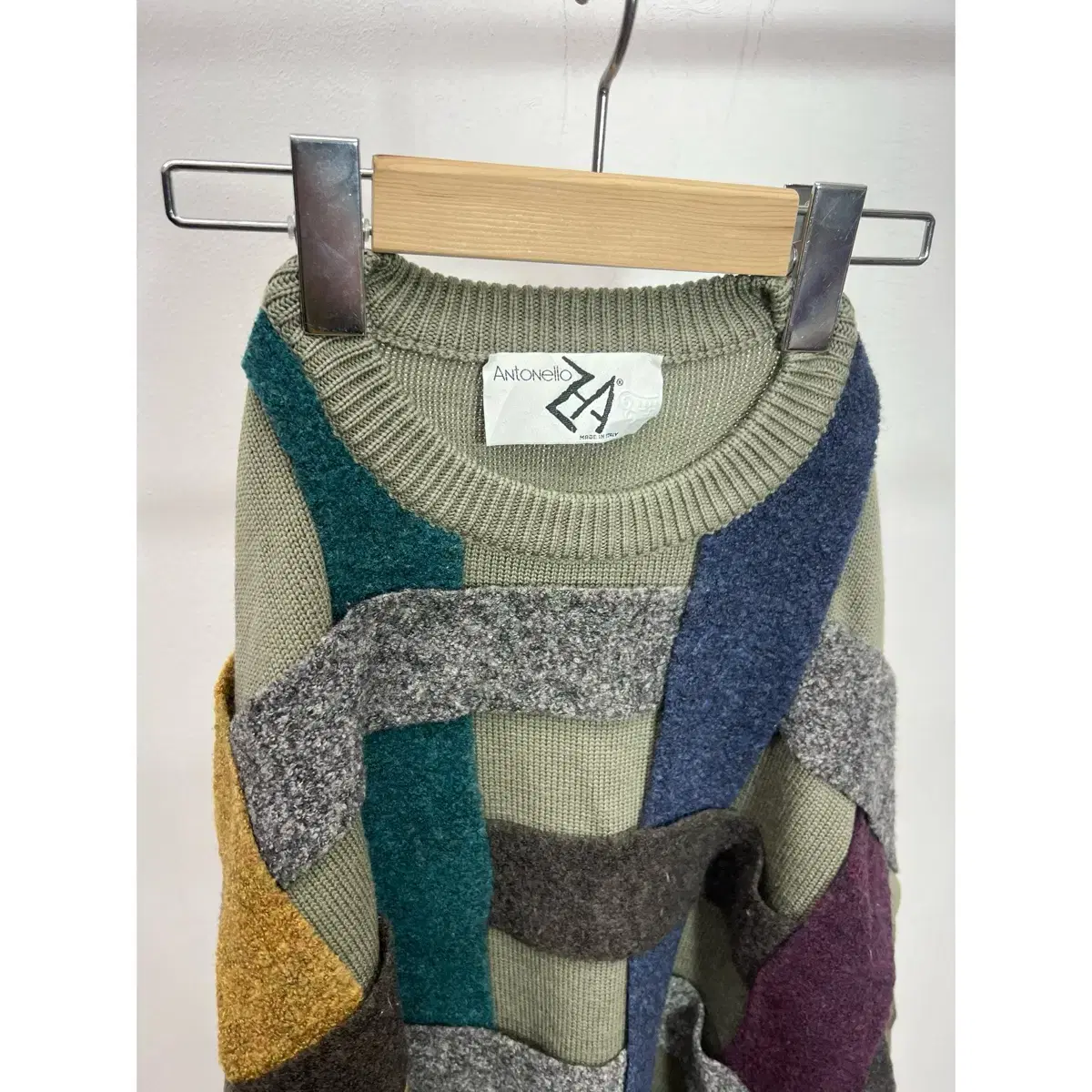 90s Antonello Za 3D Knit Sweater