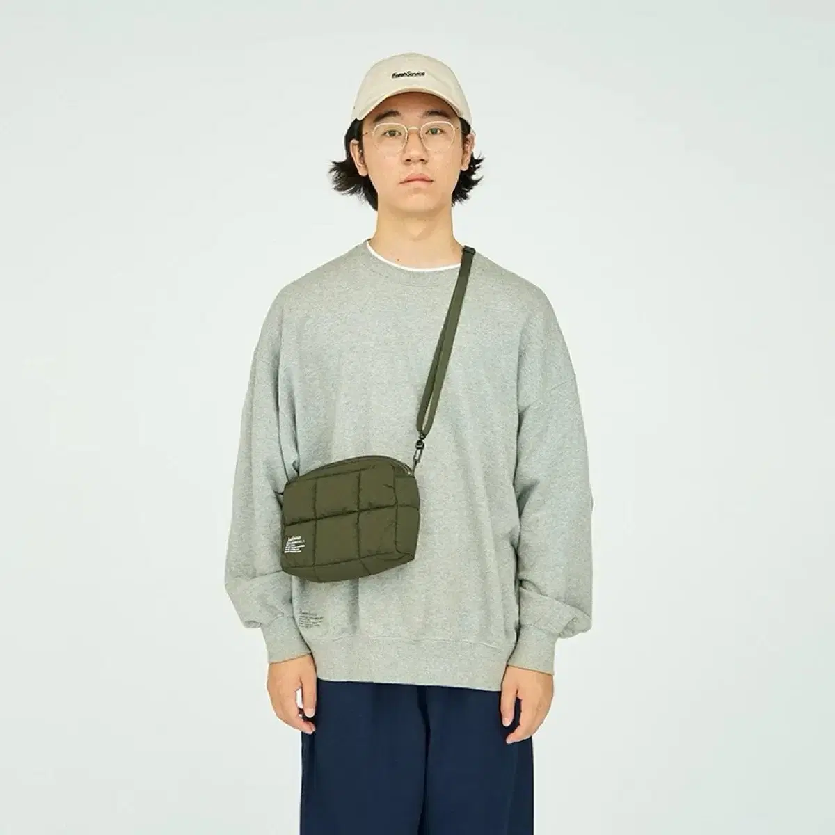 FreshService 24FW QUILTED CUBE BAG 크로스백