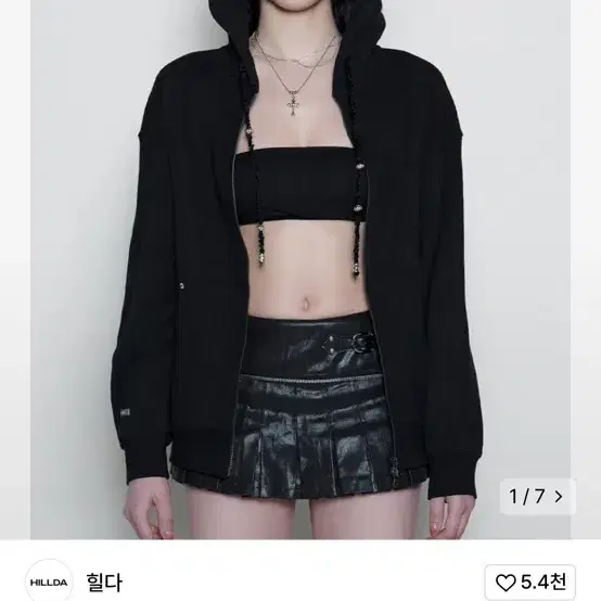 힐다 스파이더 후드집업