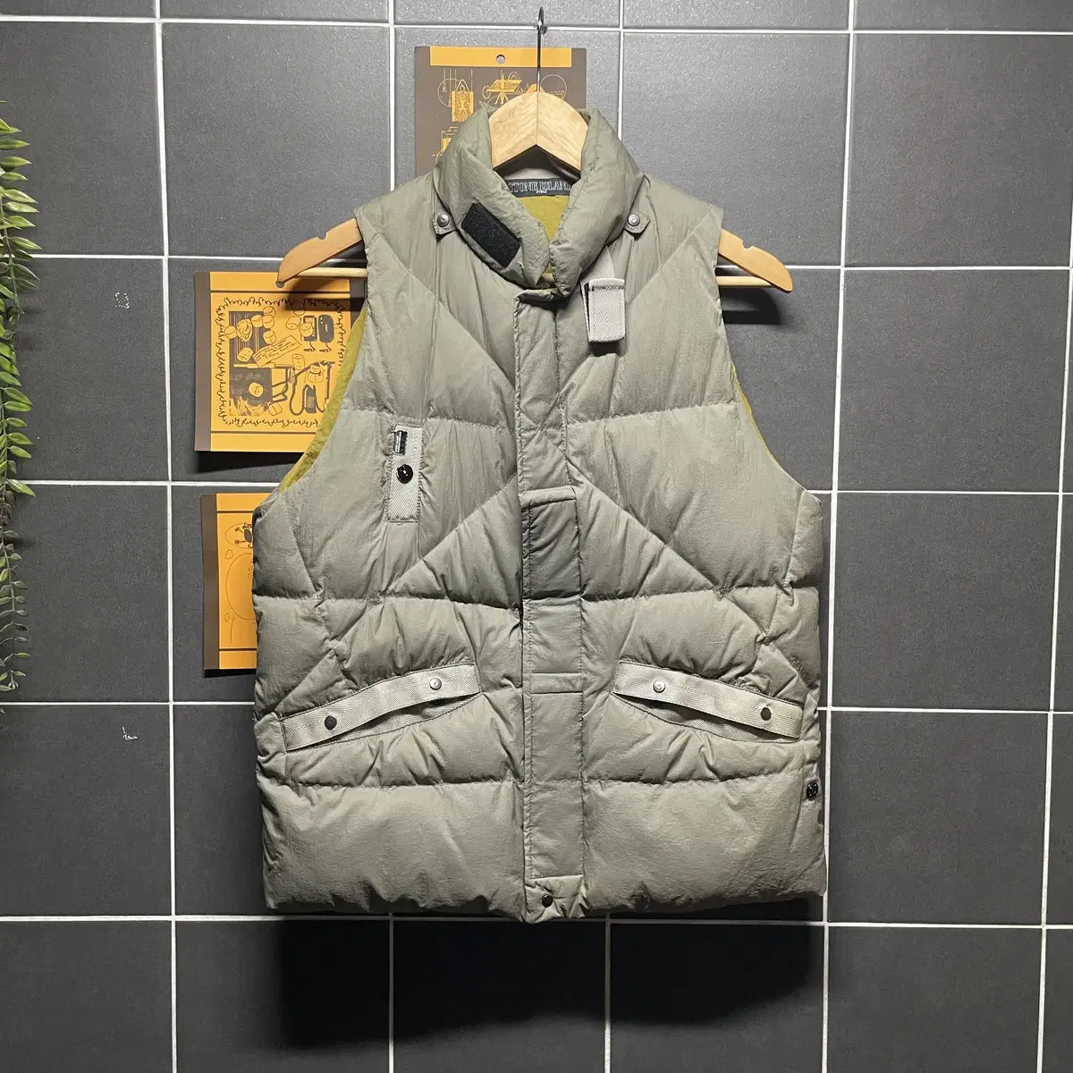 STONE ISLAND 스톤아일랜드 쉐도우프로젝트 다운패딩조끼