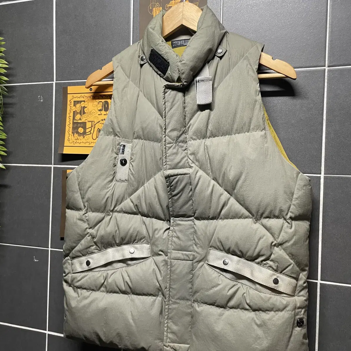 STONE ISLAND 스톤아일랜드 쉐도우프로젝트 다운패딩조끼