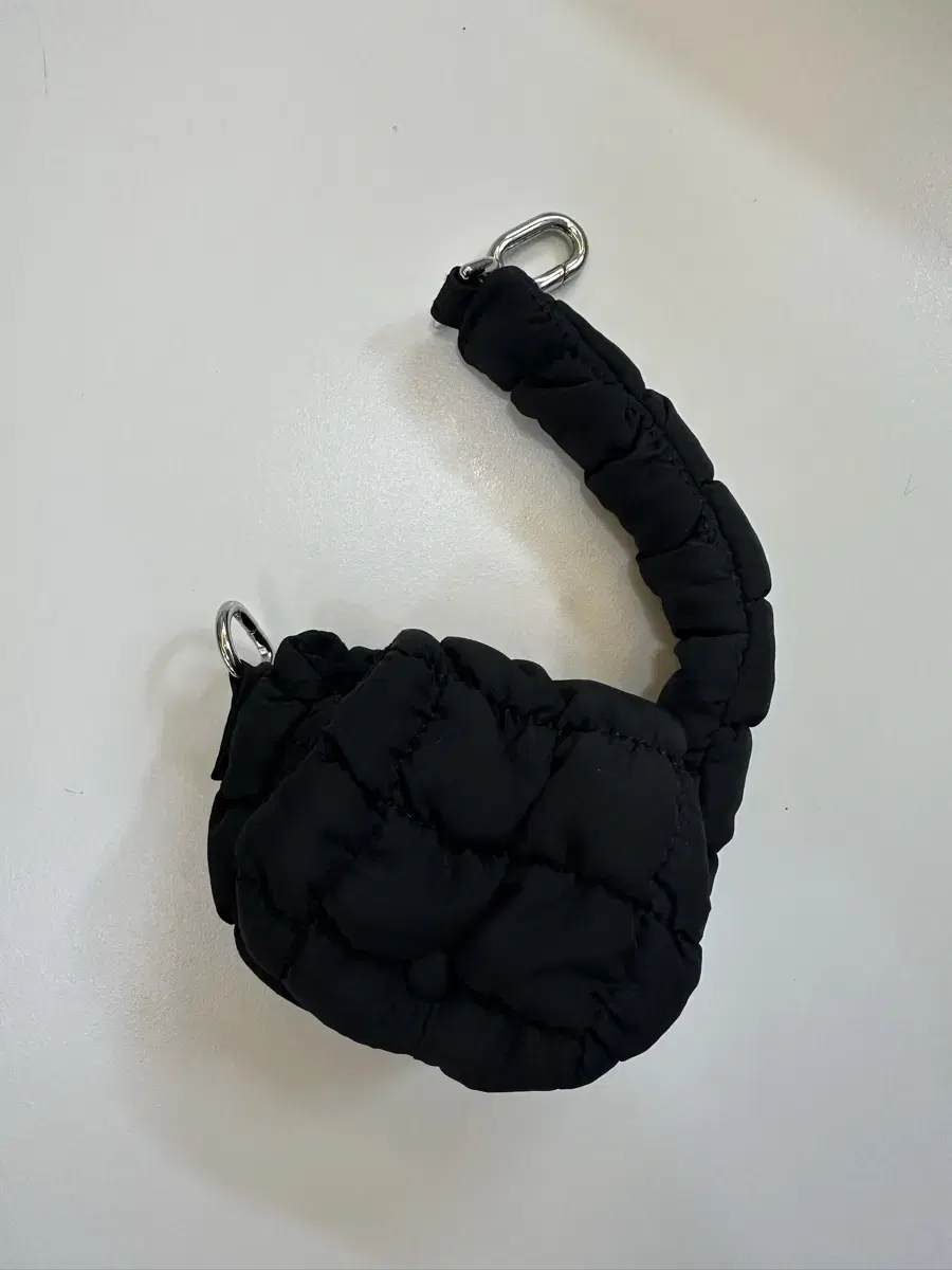 COS Quilted Nano Bag Black