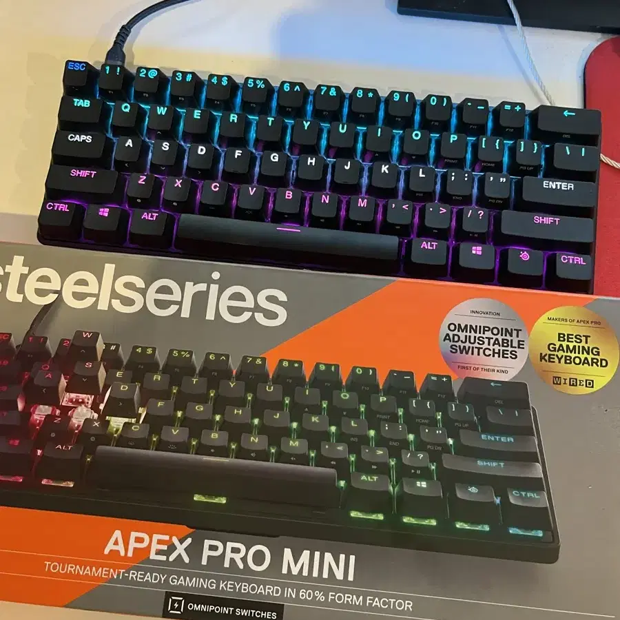 스틸시리즈 apex pro mini