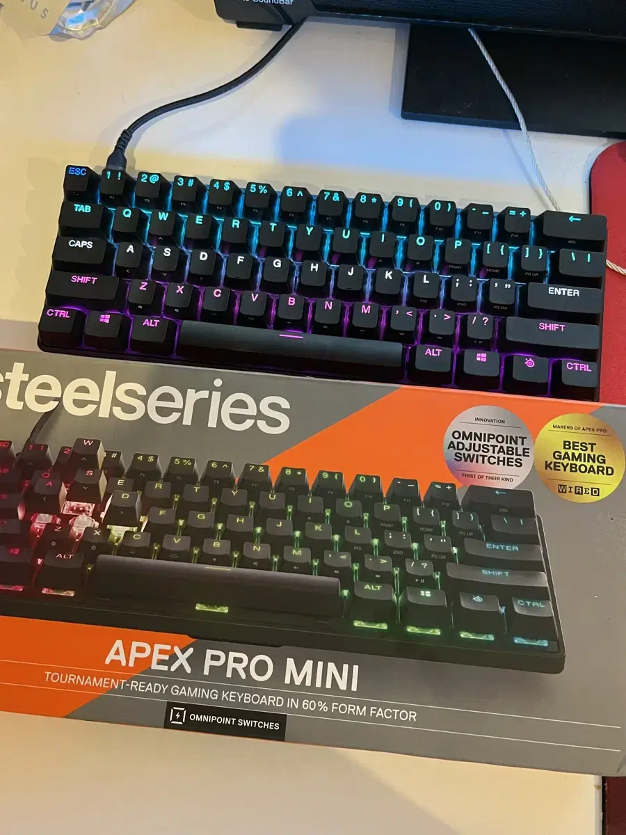 스틸시리즈 apex pro mini