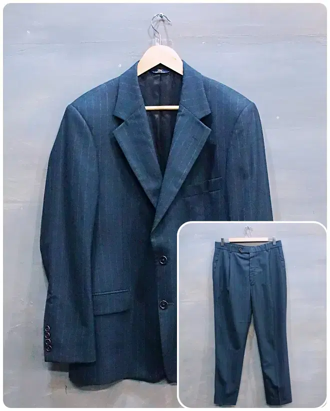 [40S/32/33] Brooks Brothers Wool Stripe Suit Setup (10% off)