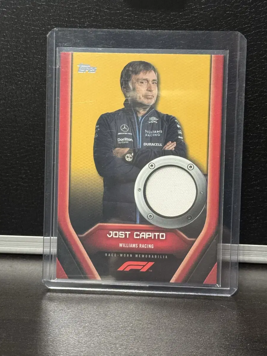 Topps F1 Capito 50Limited Run Relic Card