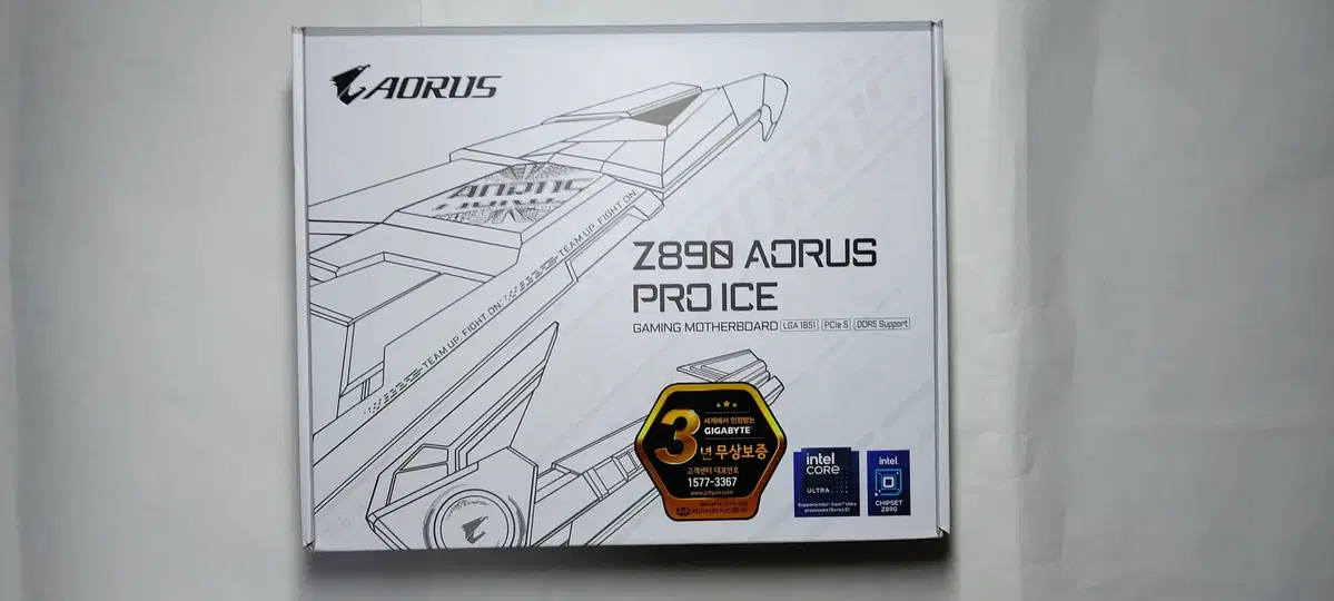 3일 사용한 기가바이트 Z890 AORUS PRO ICE 판매합니다