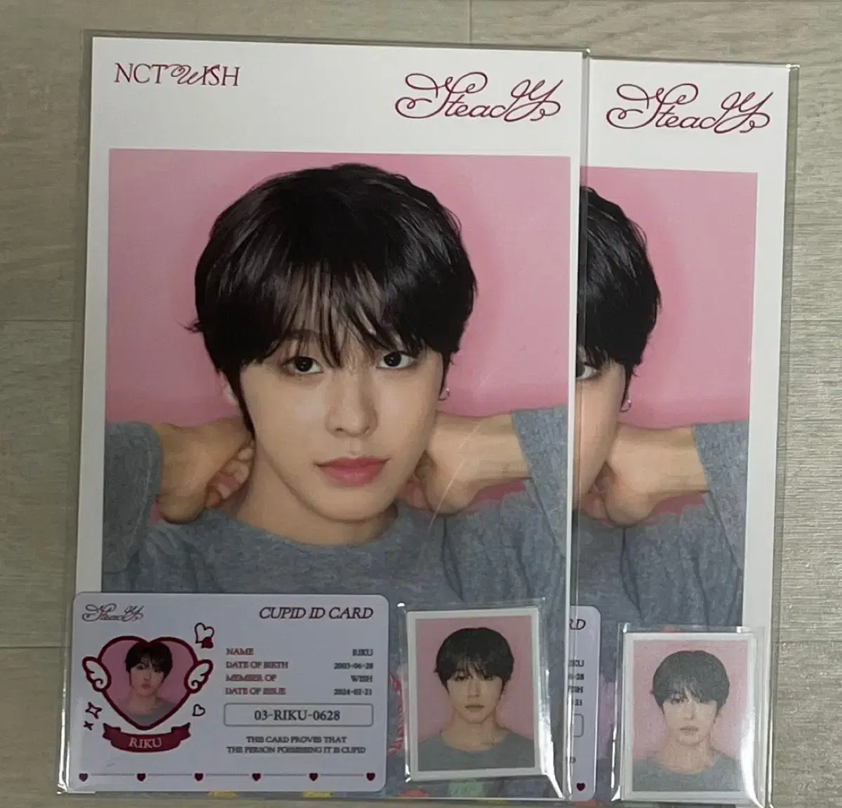 NCT WISH nct wish Steady pop up riku Ryo Sakuya Photo Set Increase