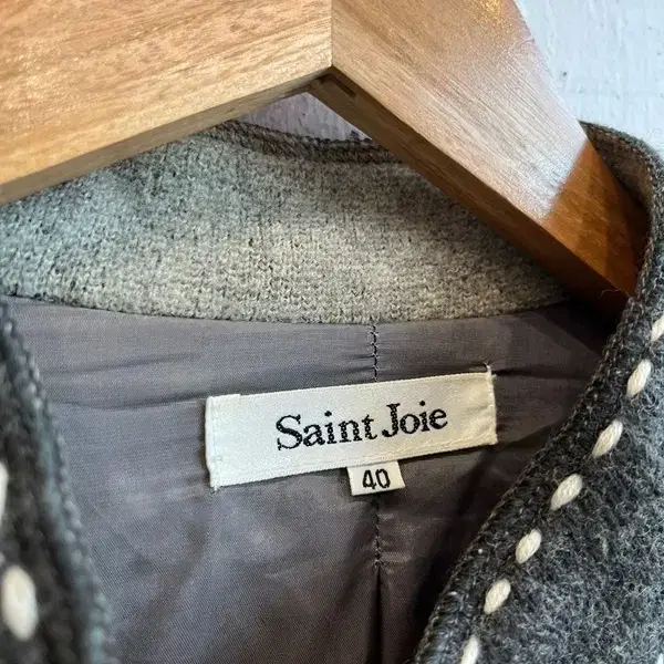 일본빈티지 Saint Joie 스티치 울 자켓 우먼즈