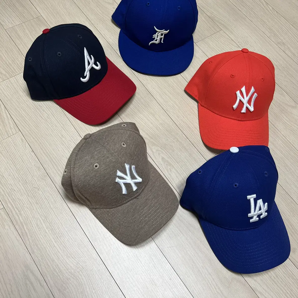 MLB 볼캡 (6개 일괄 판매)