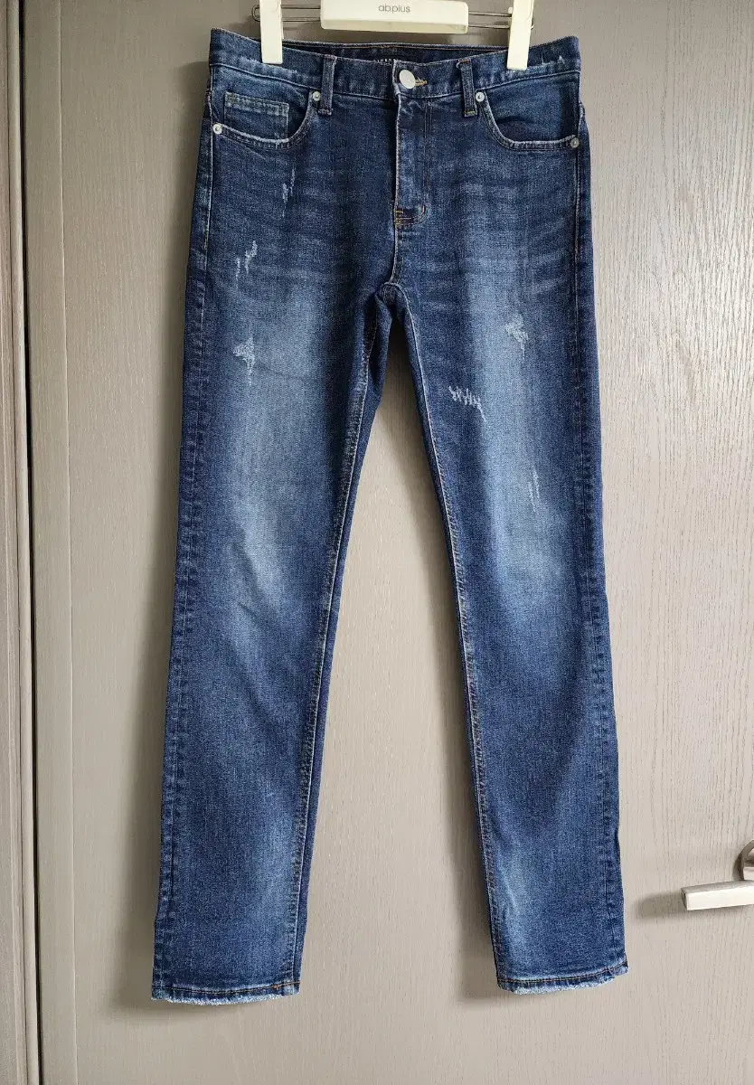 남자  OTERFIT 청바지 롤업데님 진청바지