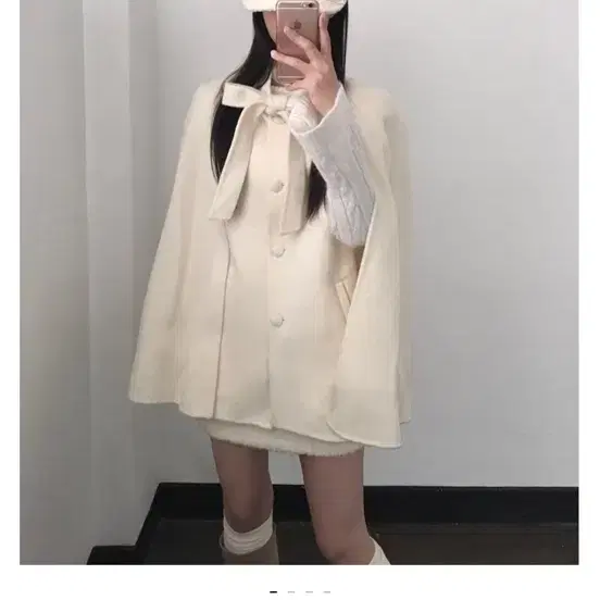 zzd 젯젯디  snow white handmade wool coat