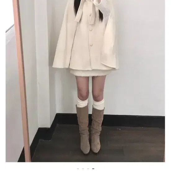 zzd 젯젯디  snow white handmade wool coat