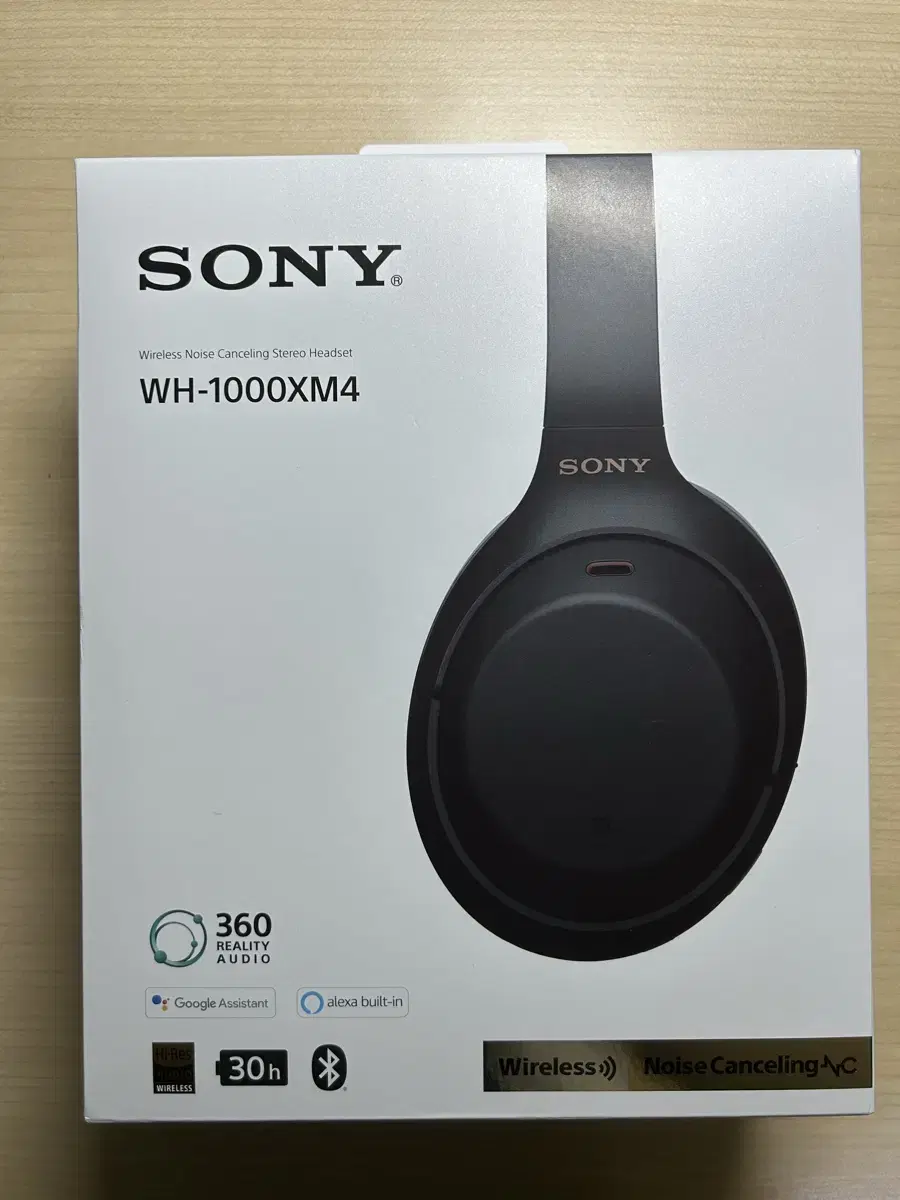 [S급]소니 sony wh-1000xm4 풀박스 블랙 5회 미만 착용