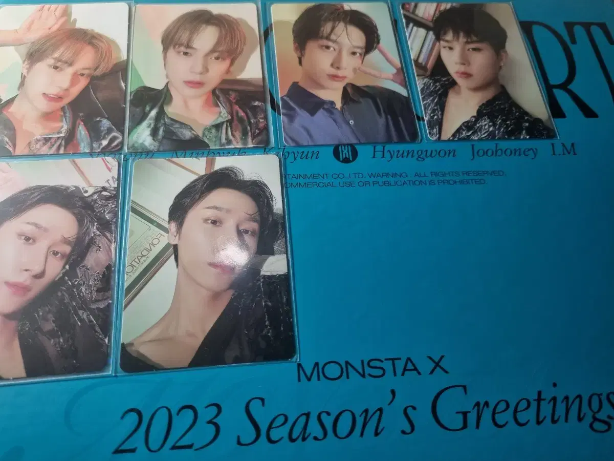 몬스타엑스 2023 시즌그리팅 월 캘린더