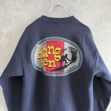 90s HANGTEN 한텐 스웨트 셔츠 네이비 M