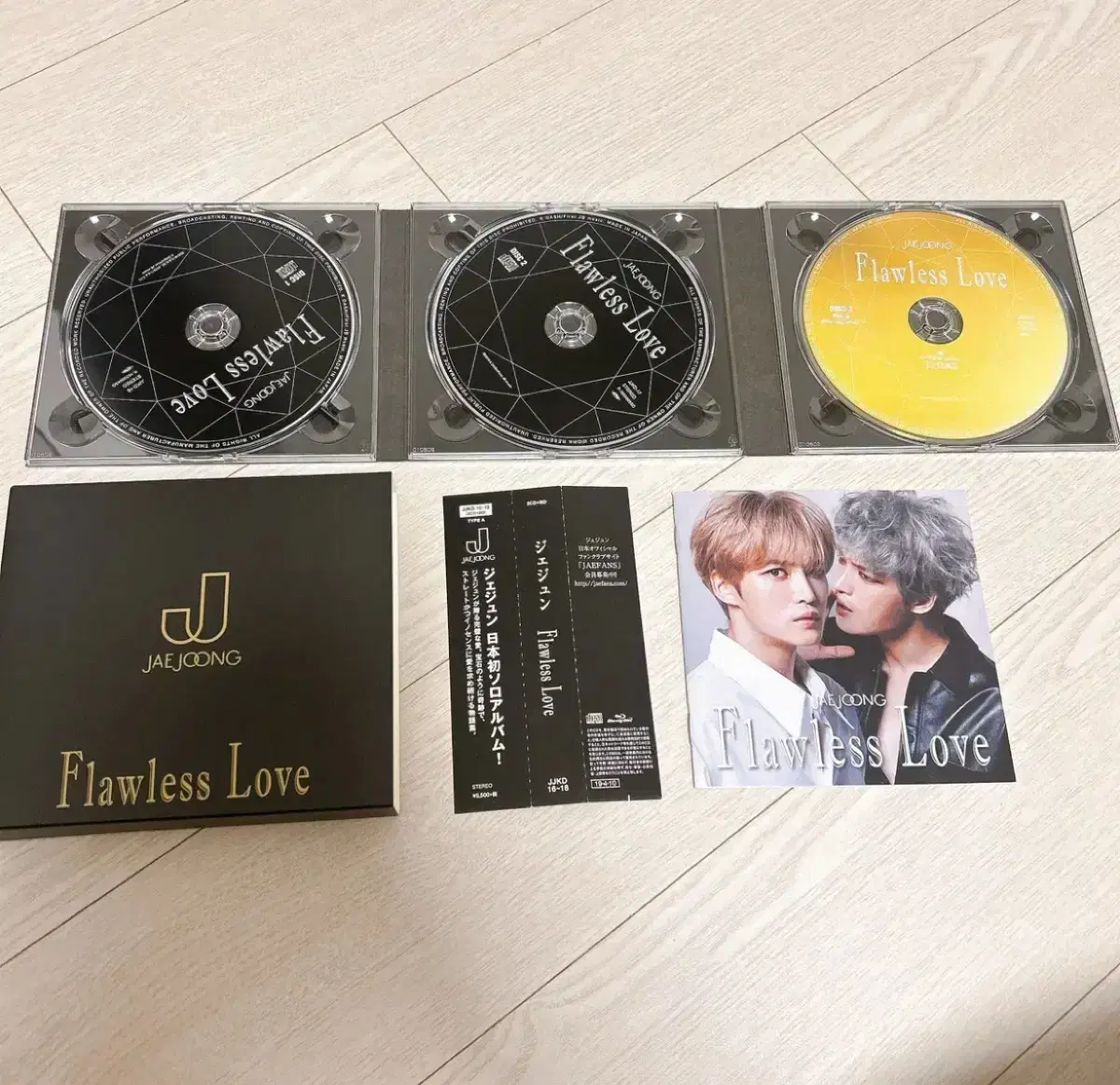 김재중 영웅재중 Flawless love A타입 앨범 (CD+블루레이)