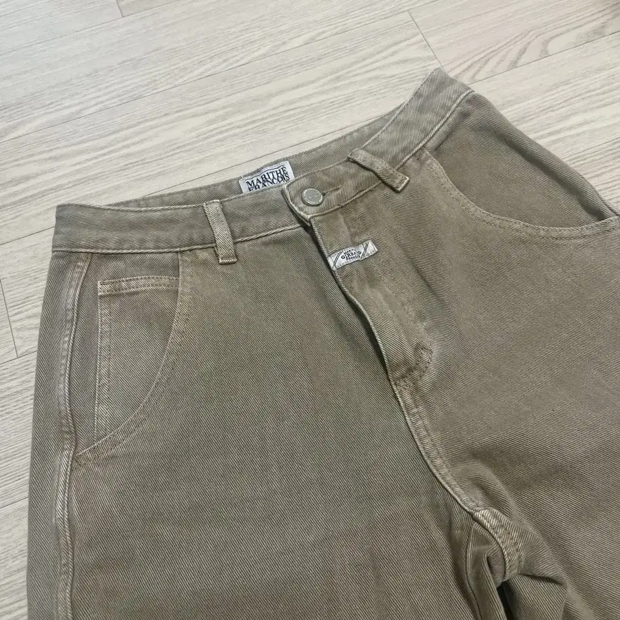 마리떼 프랑소와 저버 W COULEUR DENIM PANTS sand