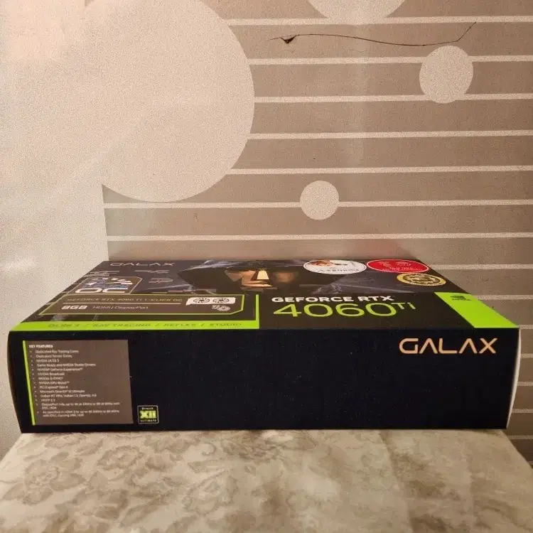 [미개봉] GALAX 지포스 RTX 4060 Ti OC D6 8GB