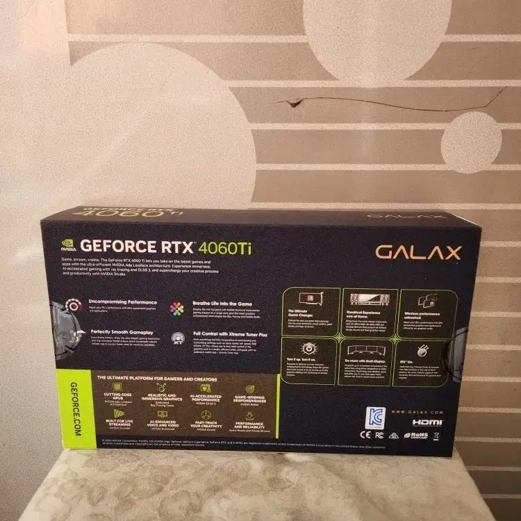 [미개봉] GALAX 지포스 RTX 4060 Ti OC D6 8GB