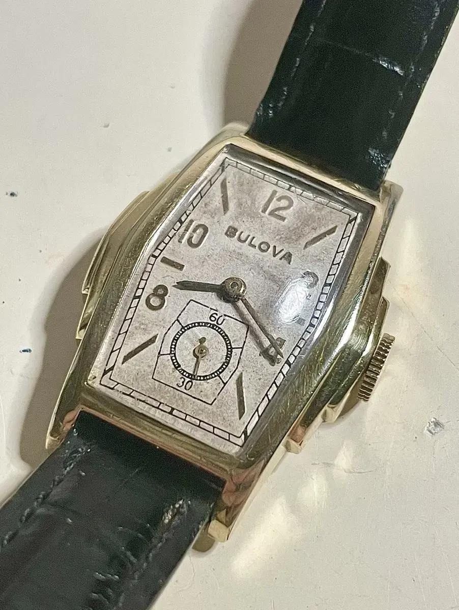 1930년대 빈티지 부로바 10K 도금 수동 시계 BULOVA