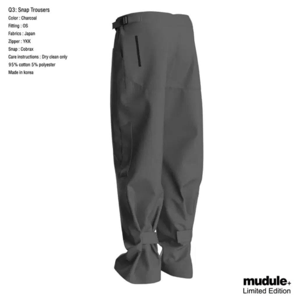 mudule q3 snap trousers