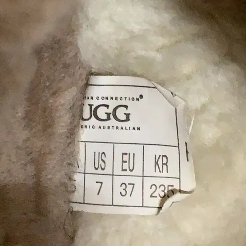 어그 UGG 겨울 털신 방한화 어그부츠 신발 235 G00993