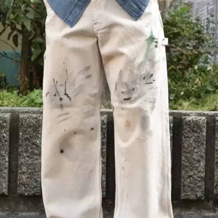 XL) 챌린저 CLOTHES WASHED PAINTER PANTS