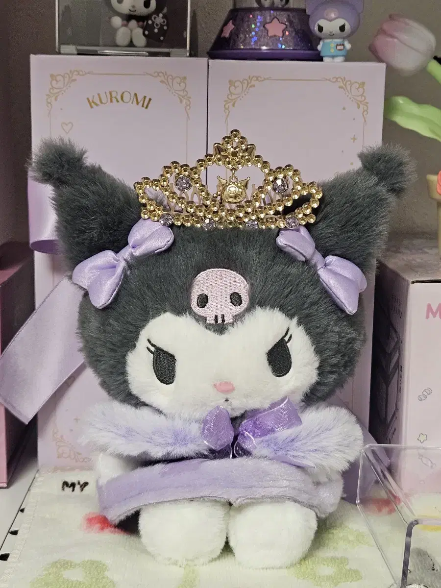 San Rio t-ara Crown Set Kuromi Doll