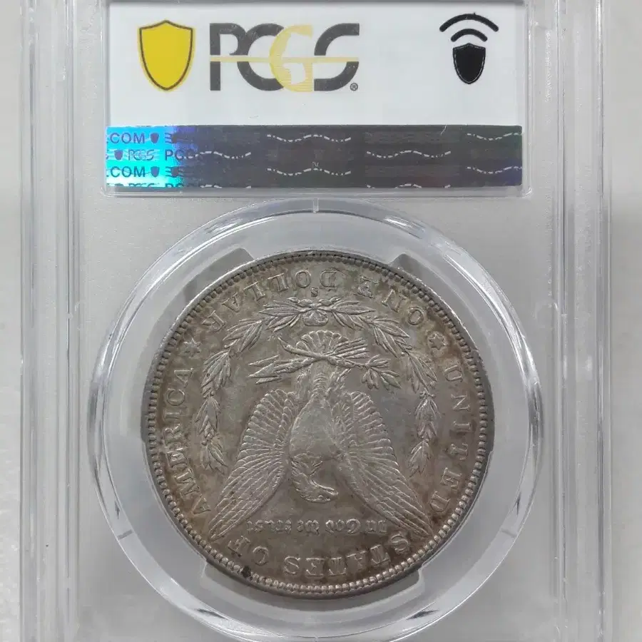 1890년 S 미국 모건 1달러 PCGS AU55 준미사용 은화