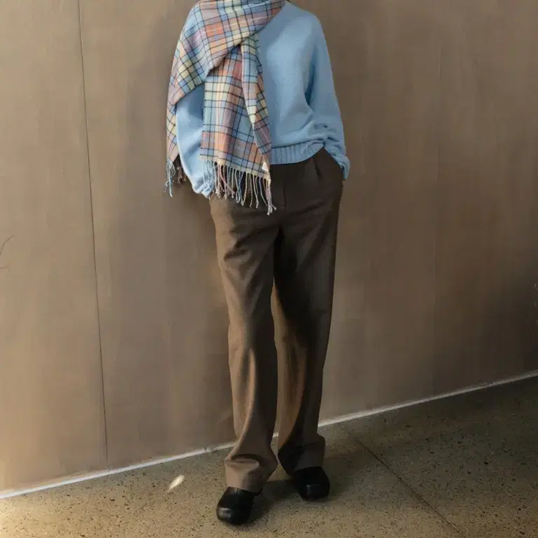 르로브 울 슬랙스 warm wool slacks