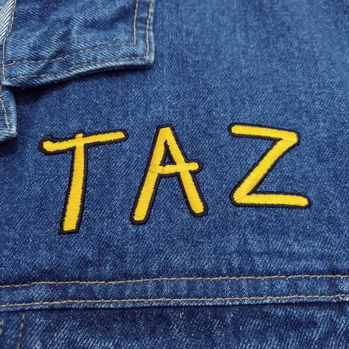 루니툰즈 빈티지 트러커 자켓 Taz 데님자켓 90s XL (110)