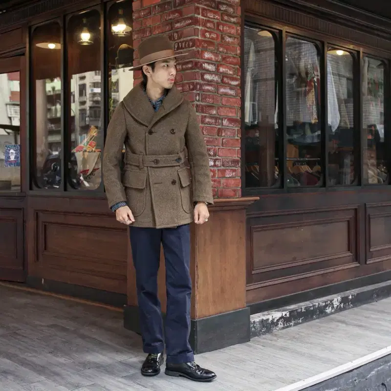 M-1926 over coat brown (luide)