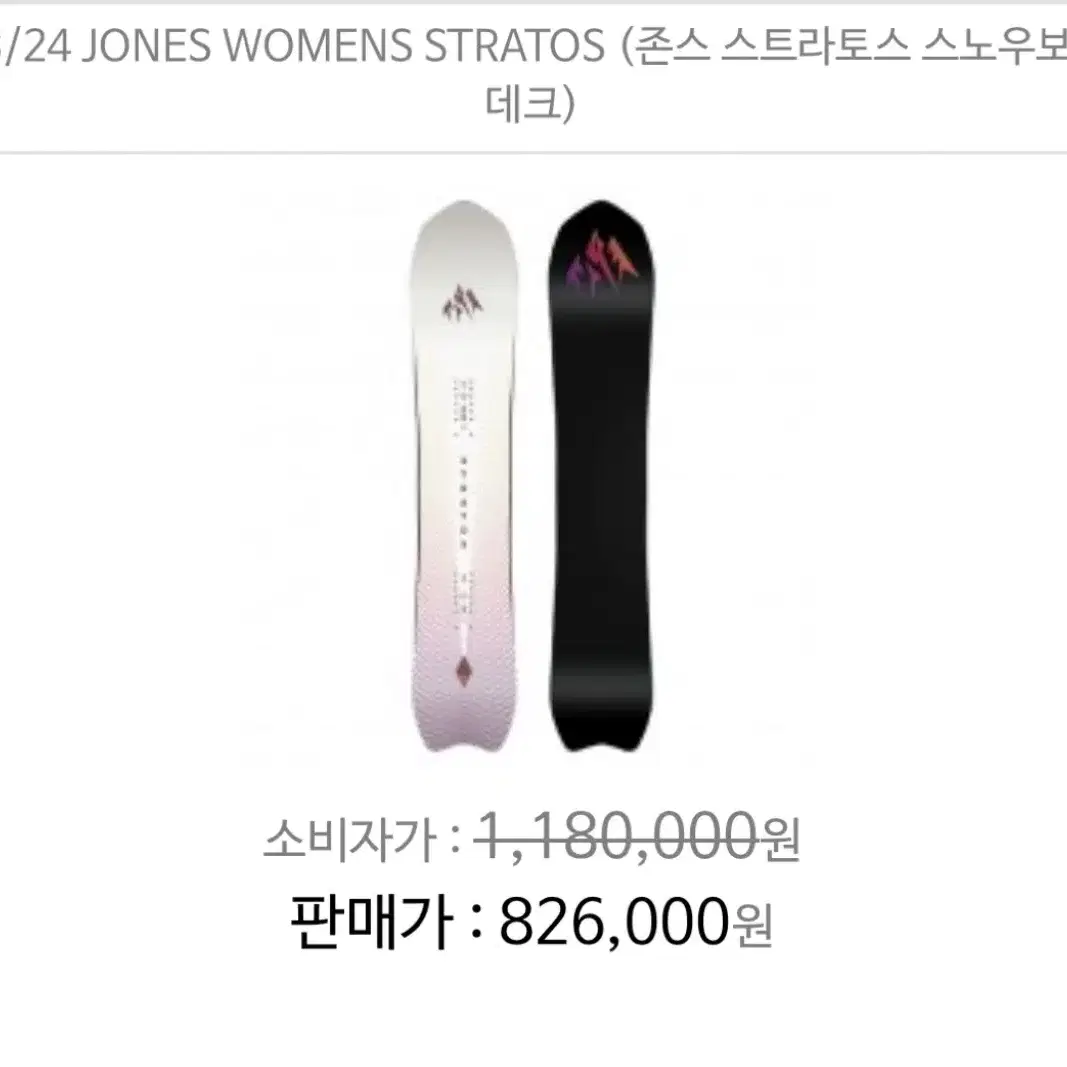 23/24 JONES WOMENS STRATOS 스노우보드 데크 149