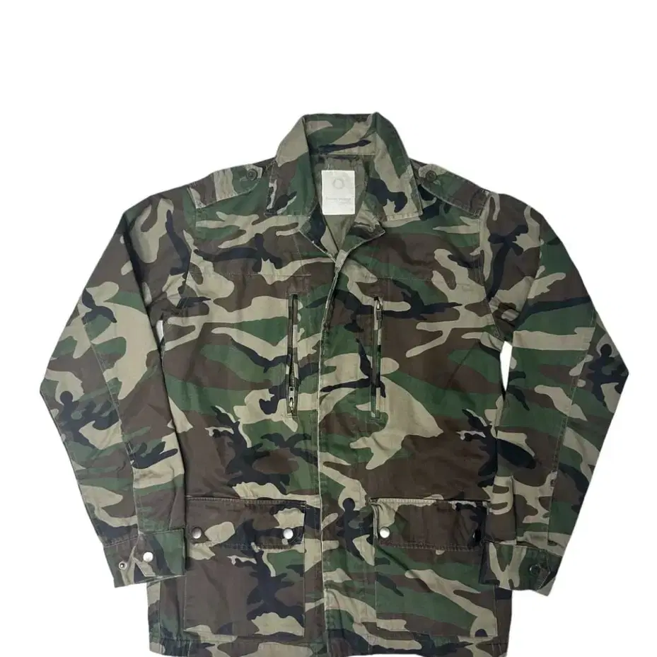 C033 빈티지 히든단추 밀리터리 자켓 (size M)