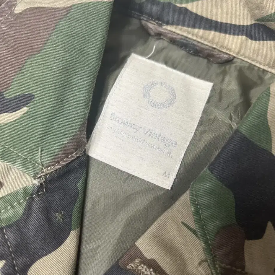 C033 빈티지 히든단추 밀리터리 자켓 (size M)