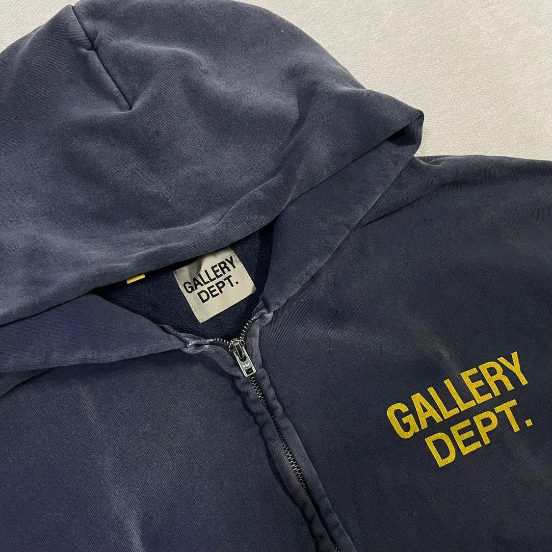 105 GALLERY DEPT 갤러리 디파트먼트 피그먼트 후드 집업