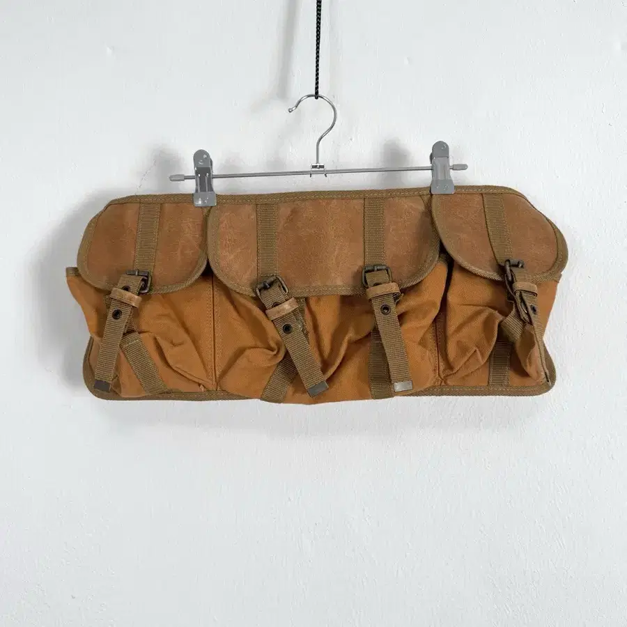 vintage utility canvas waist bag