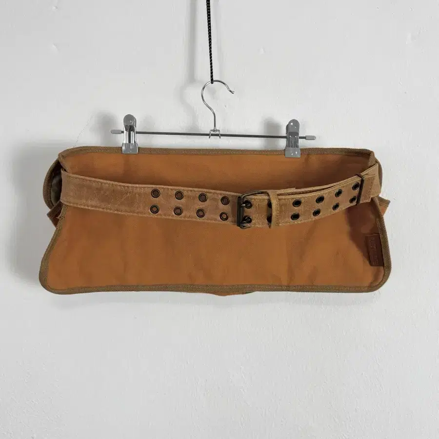 vintage utility canvas waist bag