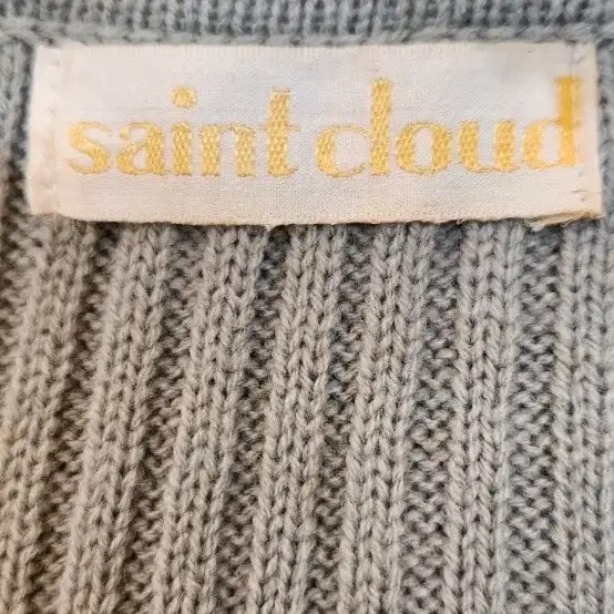 SAINT CLOUD 스웨이드 + 니트 베스트