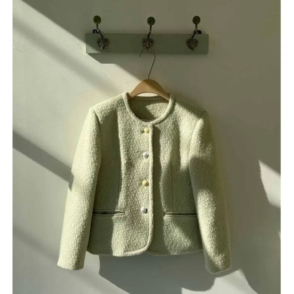 러브코드유 melon pearl jacket 메론 누빔자켓