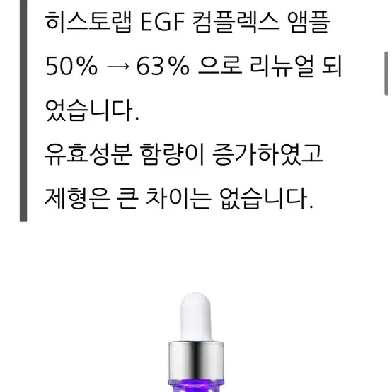 히스토랩 63% EGF 콤플렉스 앰플 80ml(새제품)