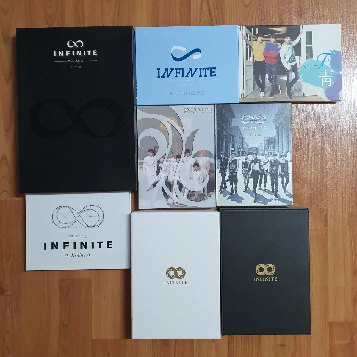 인피니트 앨범 8개 세트 (포카 사진 참고)